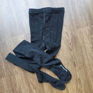 Womens L smartwool Black Base Layer Thermals Under Socks Layer Excellent Condi